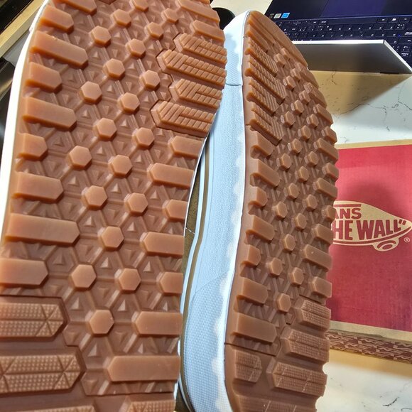 VANS Sk8-Hi MTE-1 Plaid Brown SNEAKER BOOT SHOES SKATEBOARDING MENS 10 NEW - Picture 8 of 16